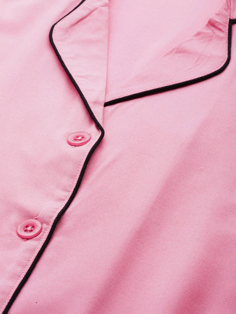 Women's Pink Night Suit