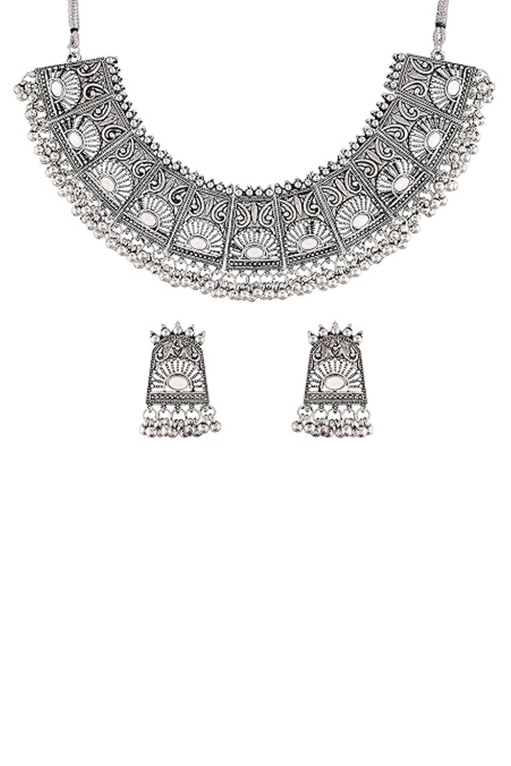 Silver Alloy Jewellery Set