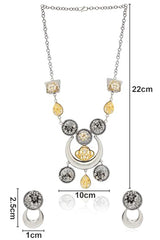 Silver Brass Jewellery Set