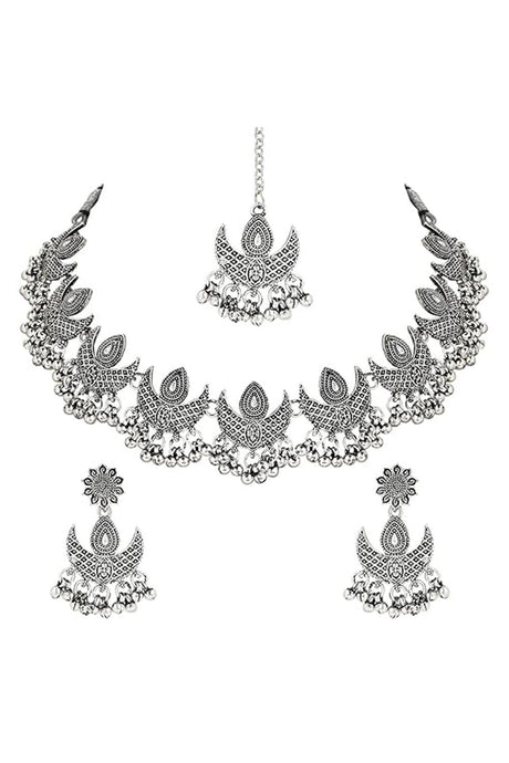 Silver Alloy Jewellery Set