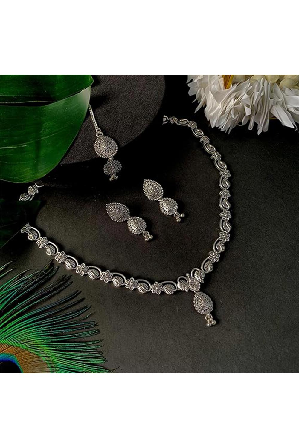 Silver Alloy Jewellery Set