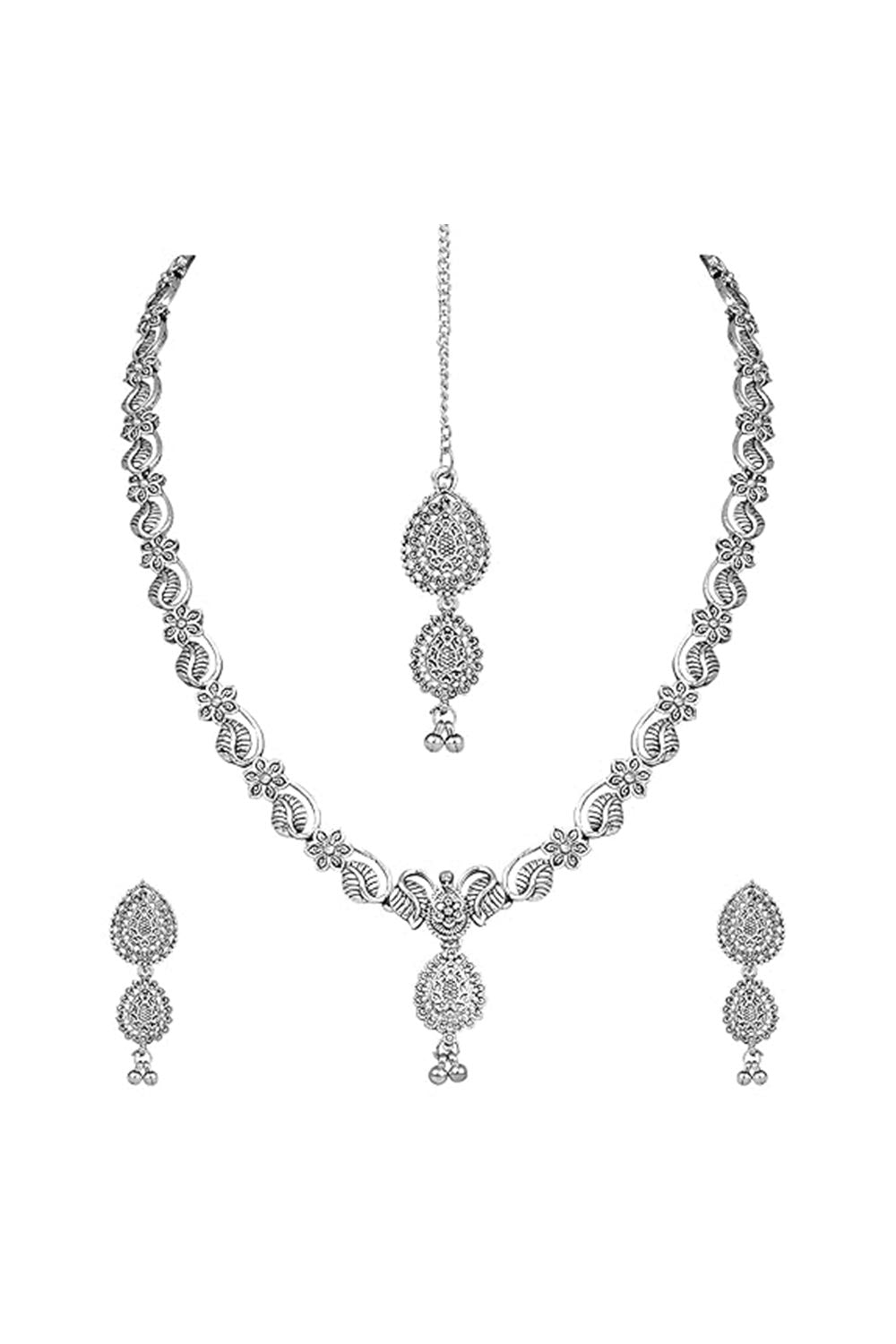 Silver Alloy Jewellery Set