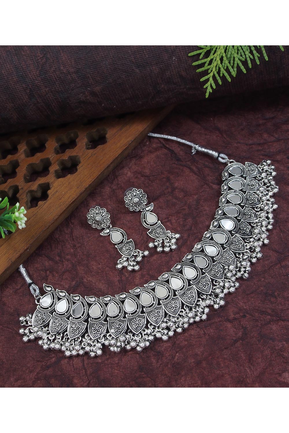 Silver Alloy Jewellery Set