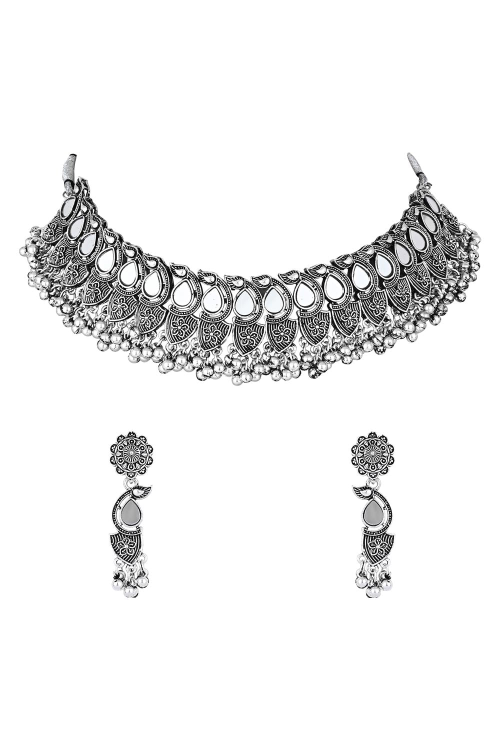 Silver Alloy Jewellery Set