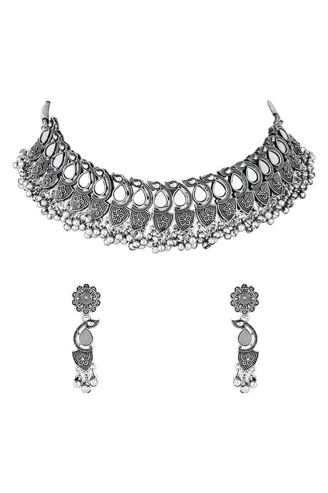 Silver Alloy Jewellery Set