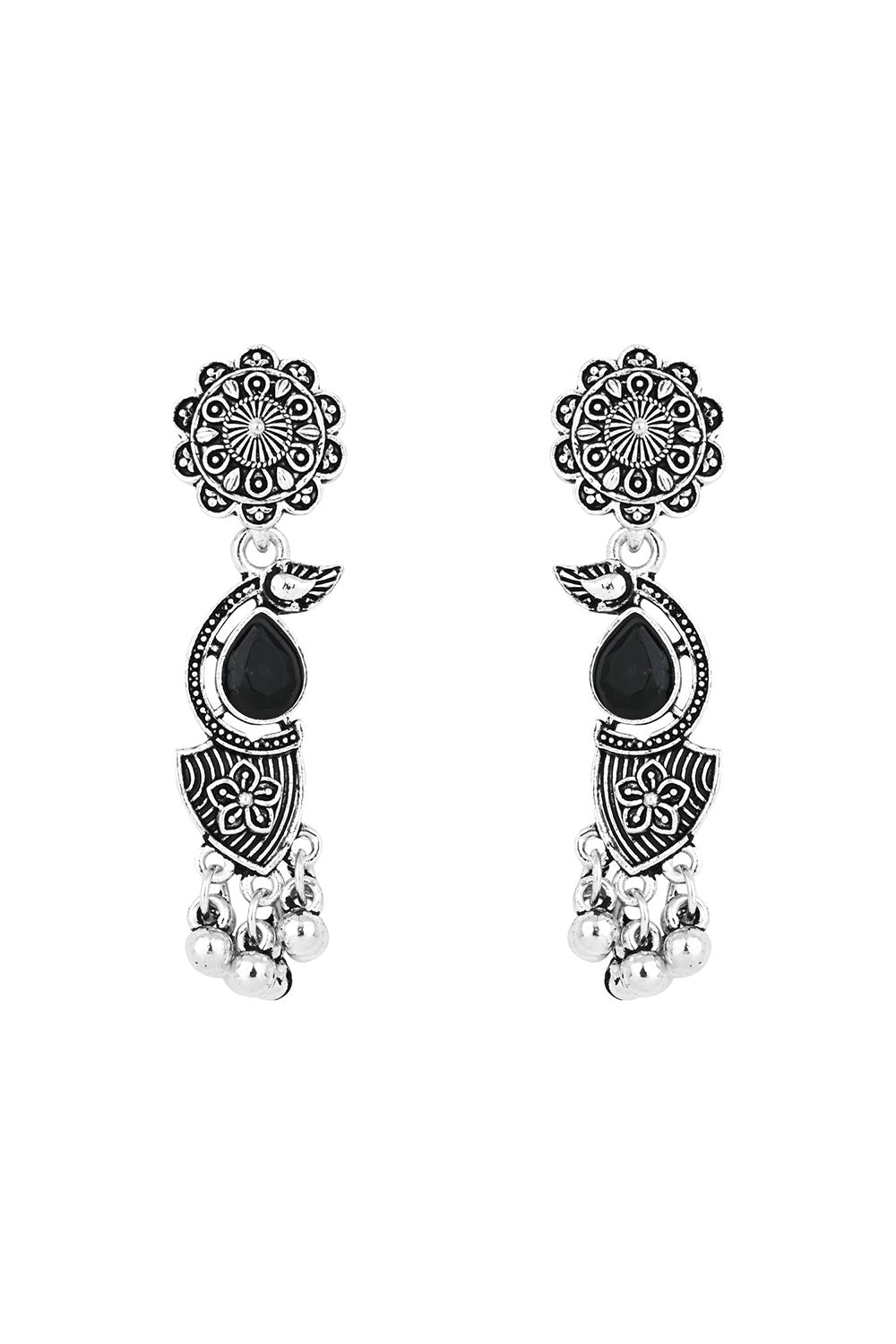 Black Alloy Jewellery Set