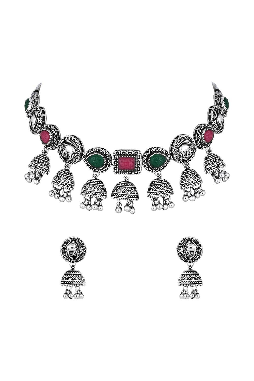 Silver Alloy Jewellery Set