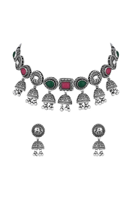 Silver Alloy Jewellery Set