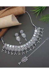 Silver Alloy Jewellery Set