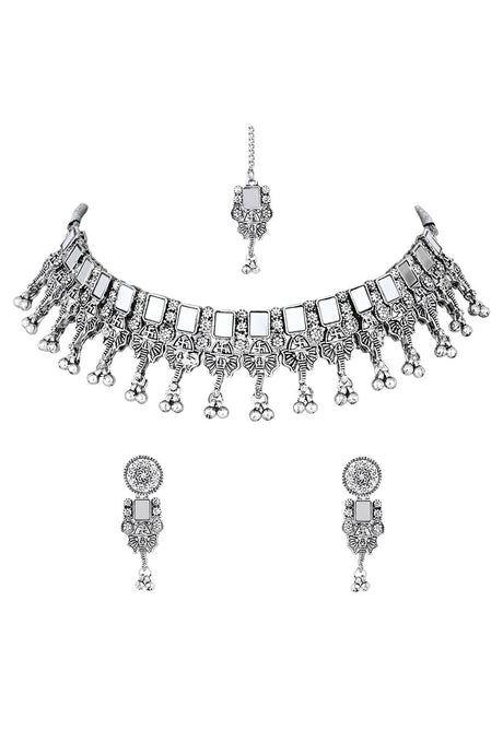 Silver Alloy Jewellery Set