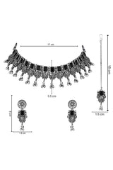 Black Alloy Jewellery Set