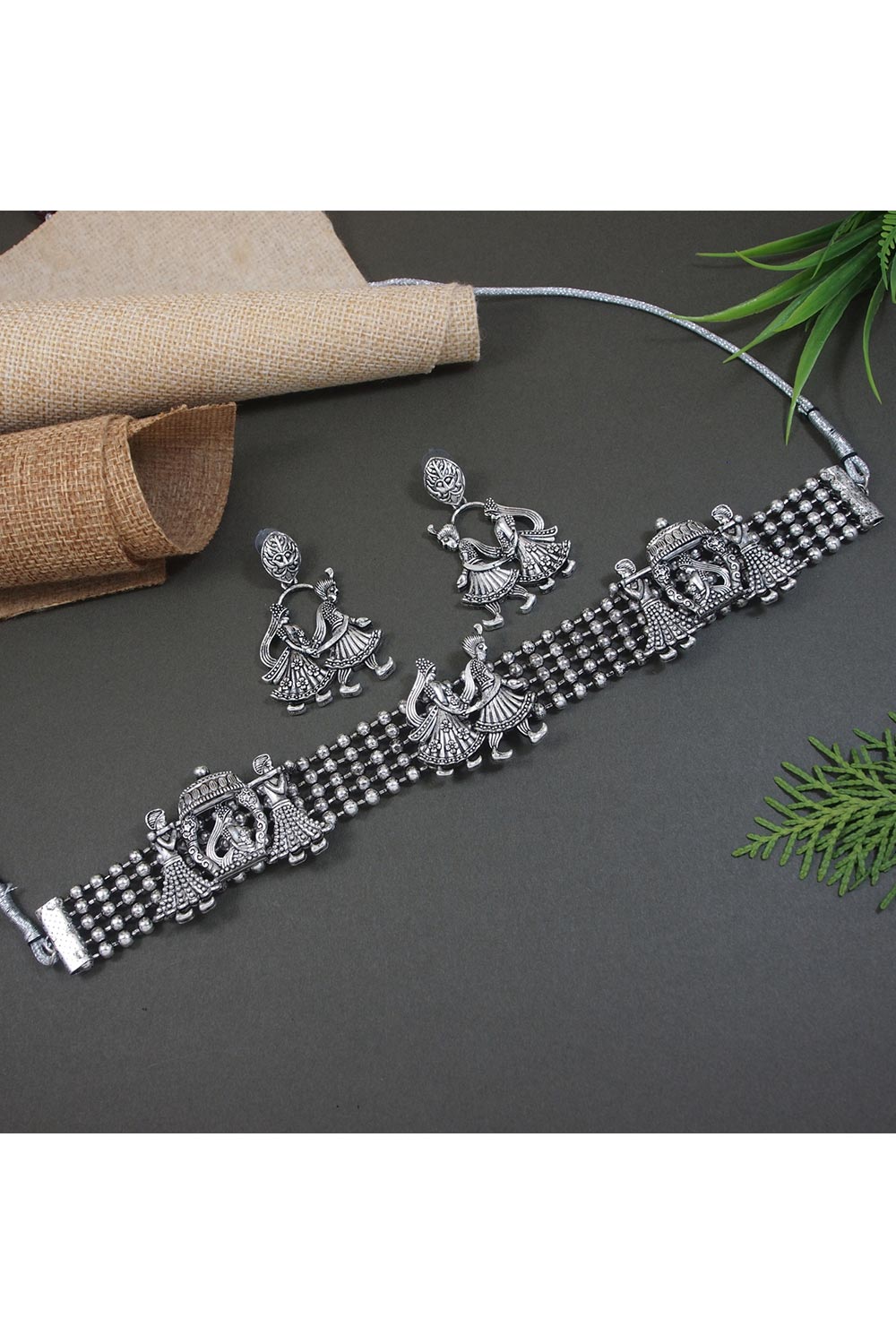 Silver Alloy Jewellery Set