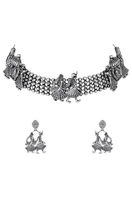 Silver Alloy Jewellery Set