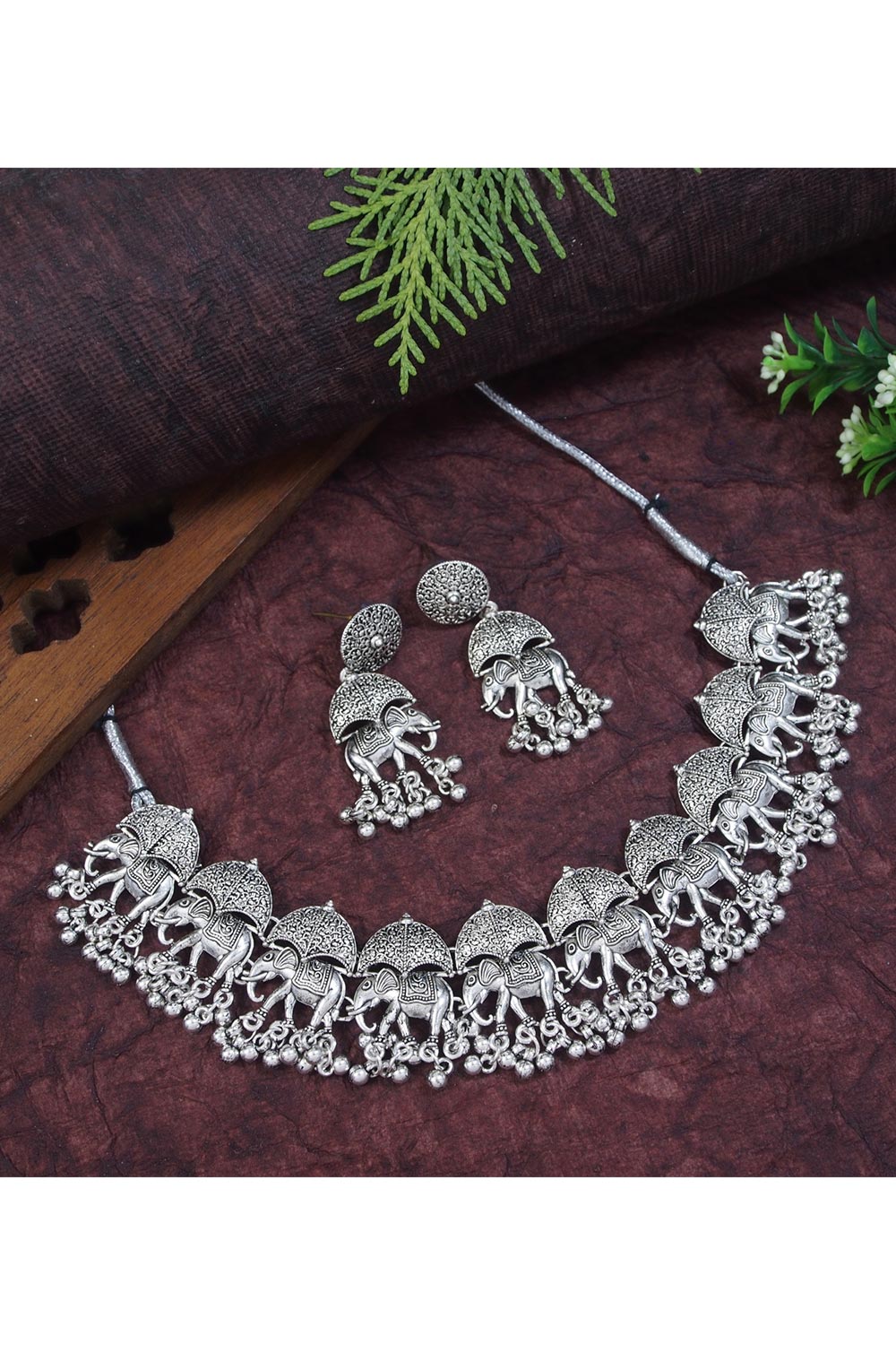 Silver Alloy Jewellery Set