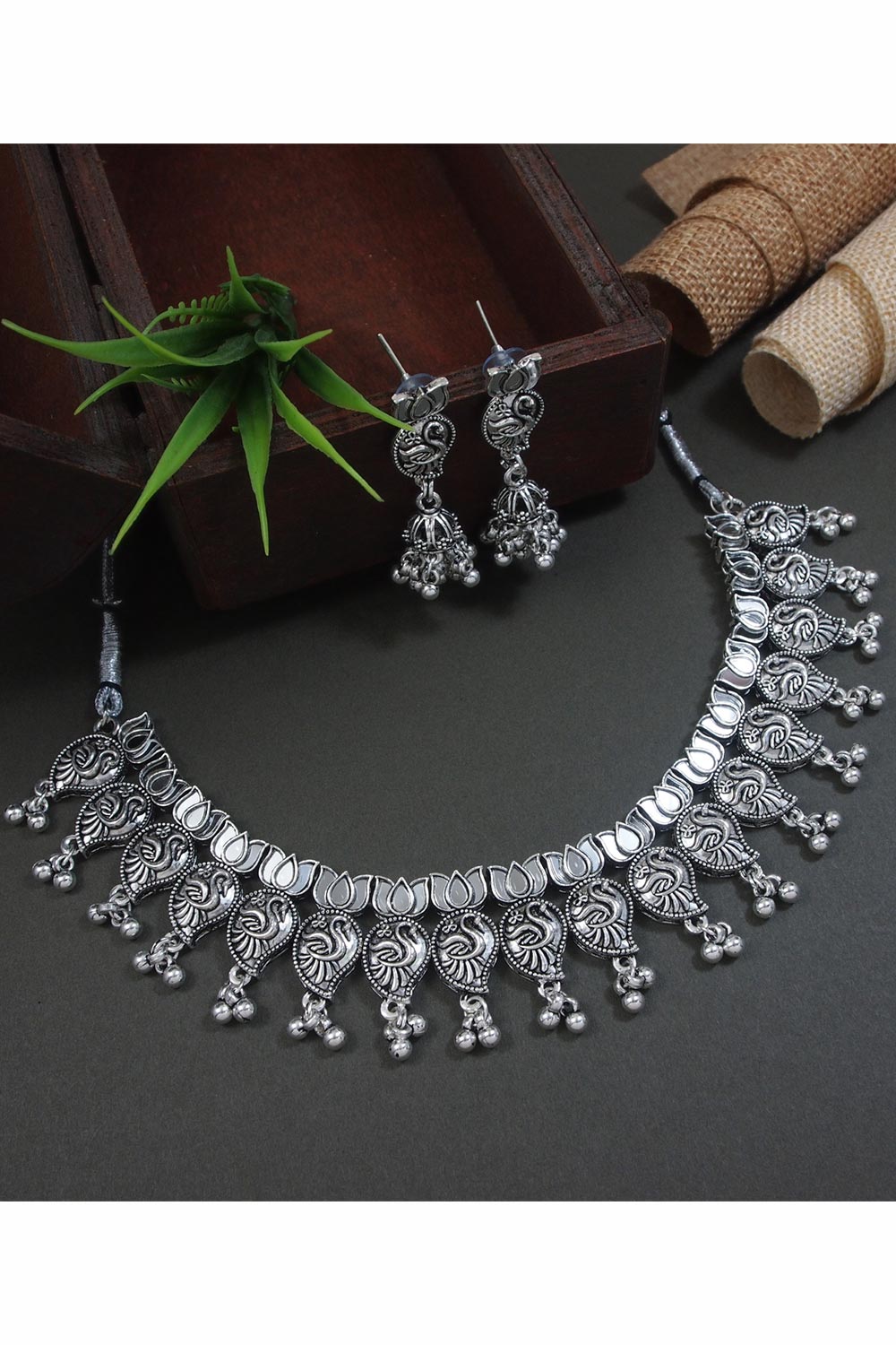 Silver Alloy Jewellery Set