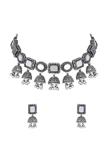 Silver Alloy Jewellery Set