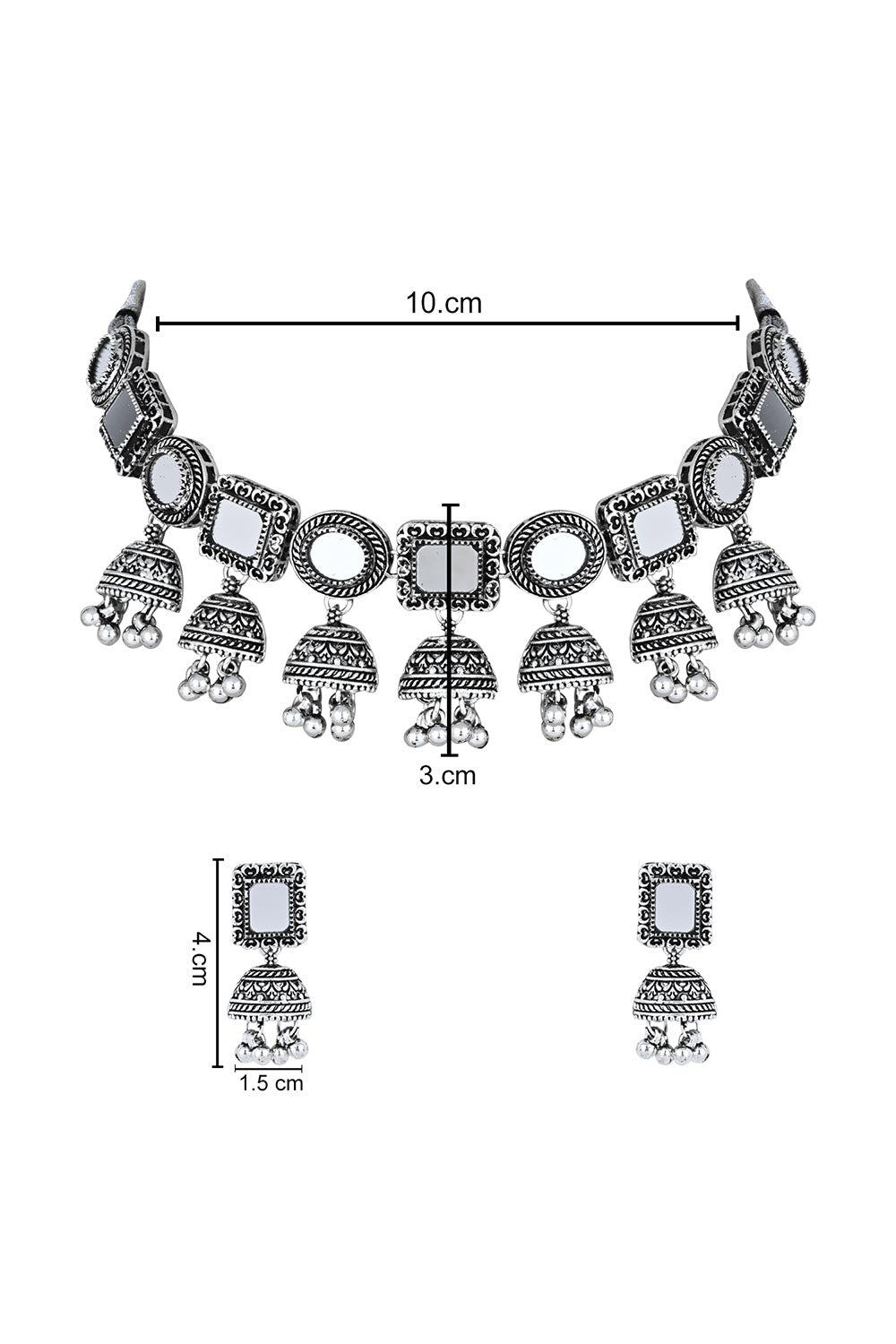 Silver Alloy Jewellery Set