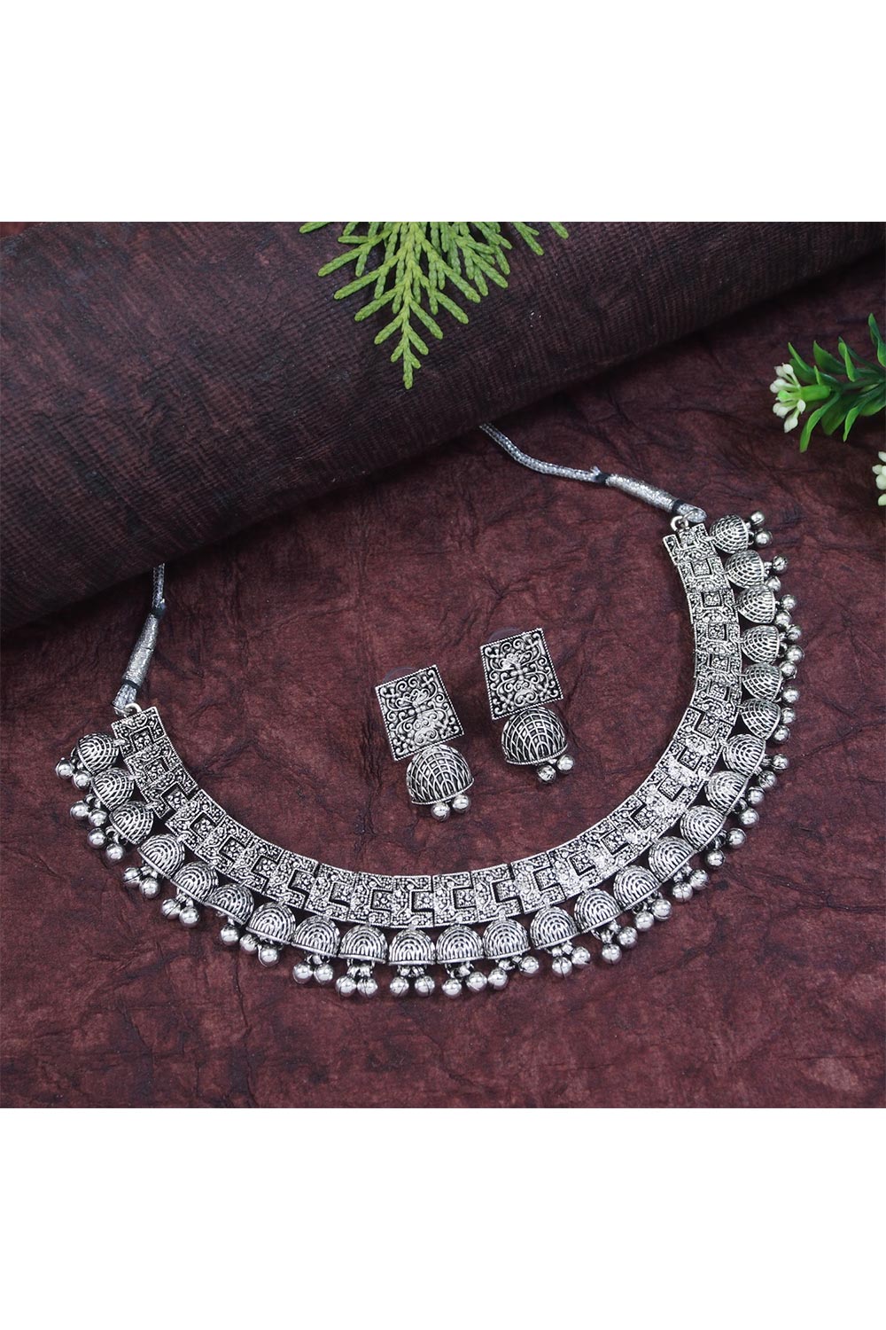 Silver Alloy Jewellery Set