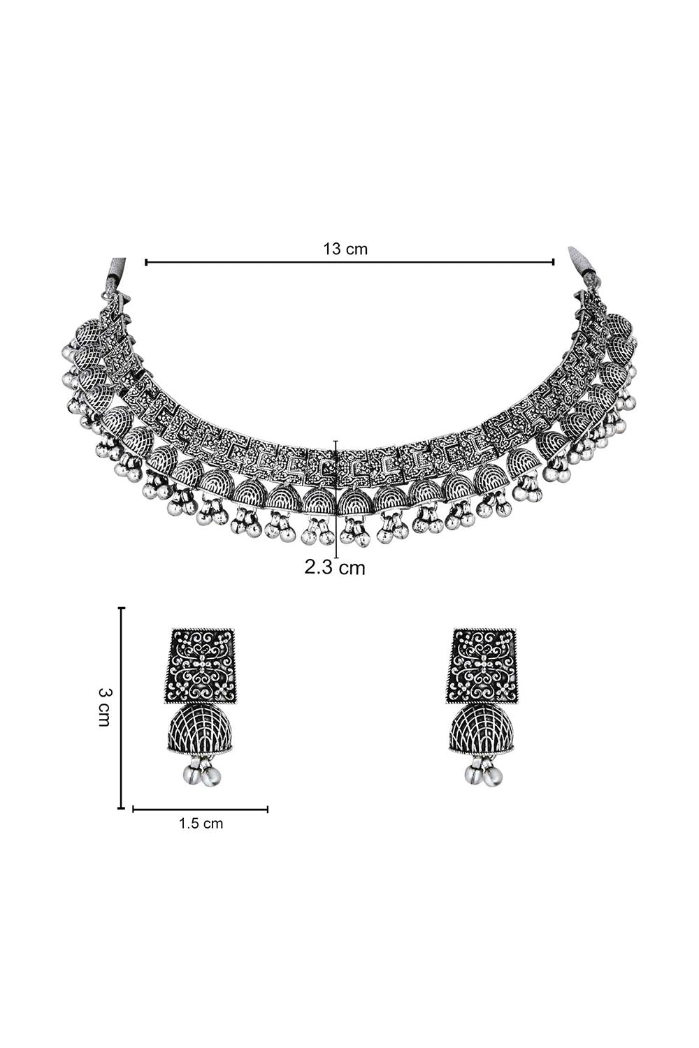 Silver Alloy Jewellery Set