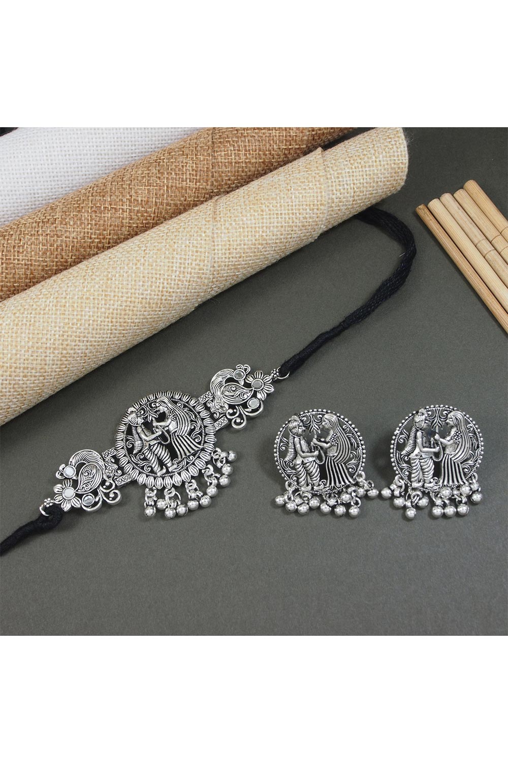 Silver Alloy Jewellery Set