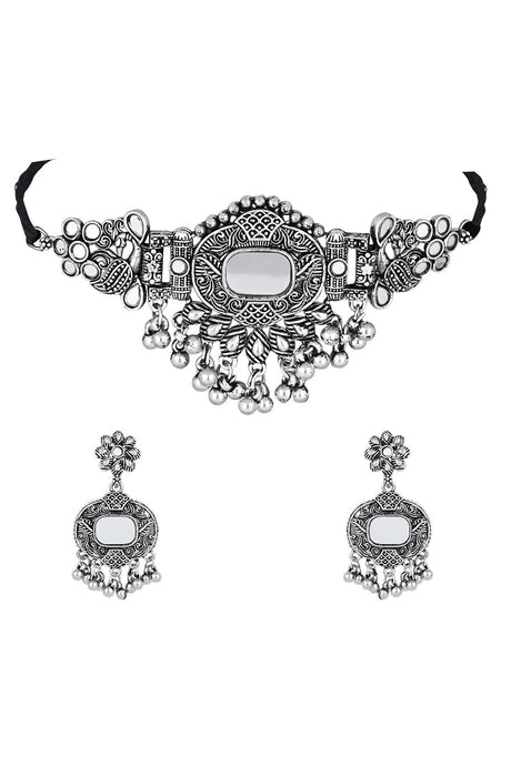 Silver Alloy Jewellery Set