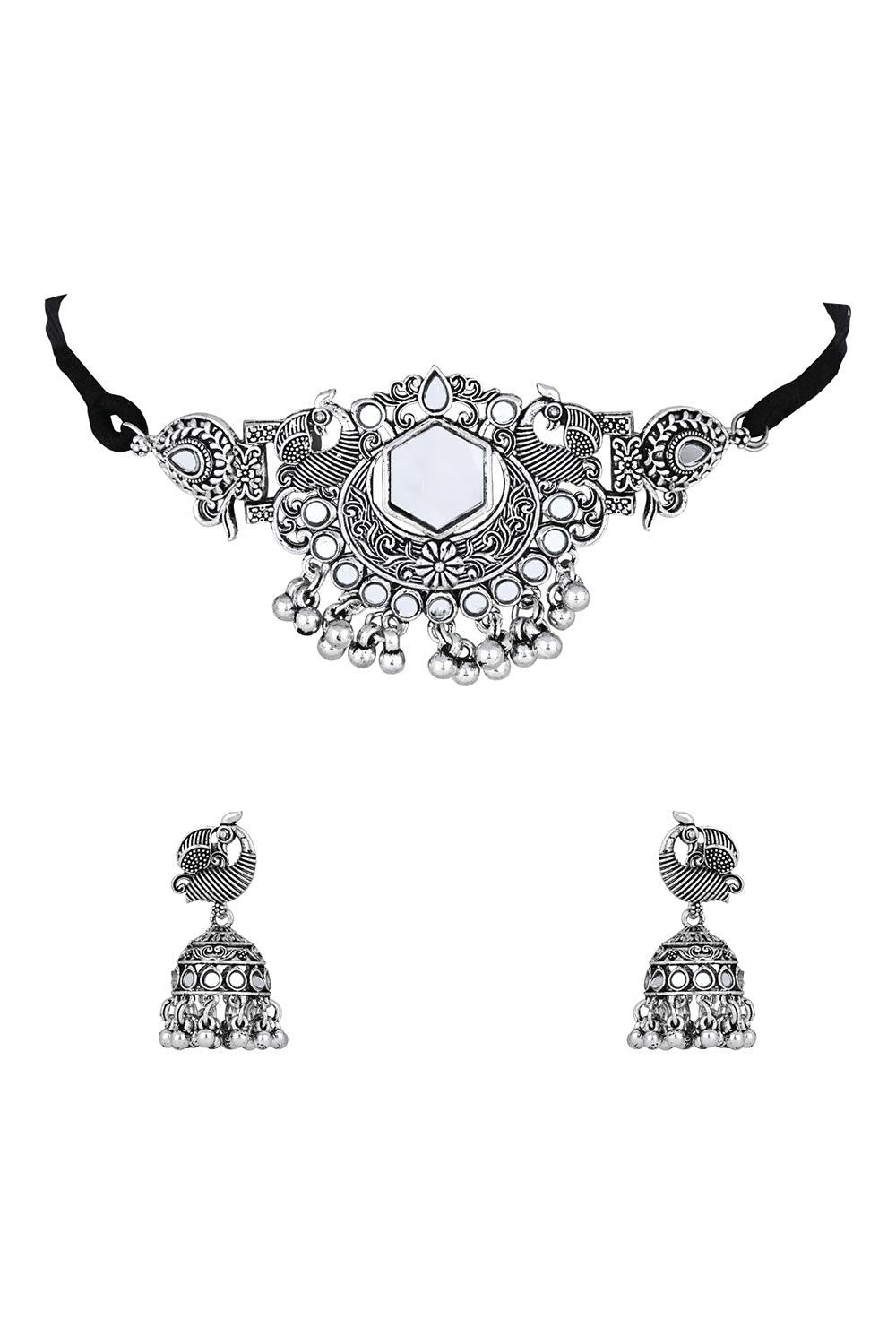 Silver Alloy Jewellery Set