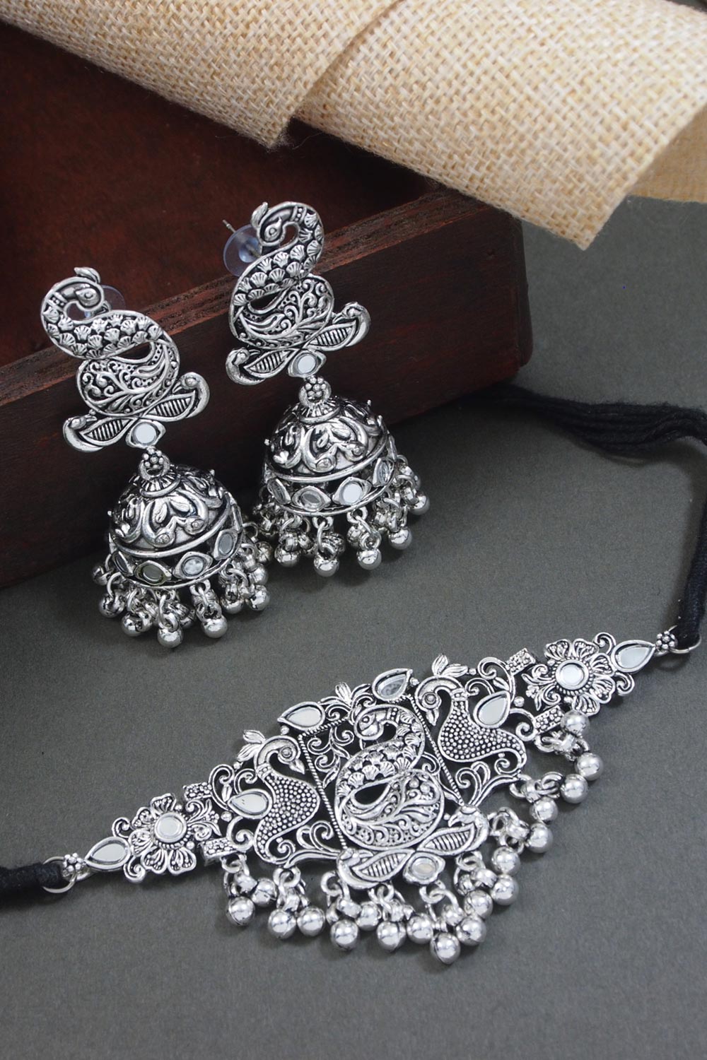 Silver Alloy Jewellery Set