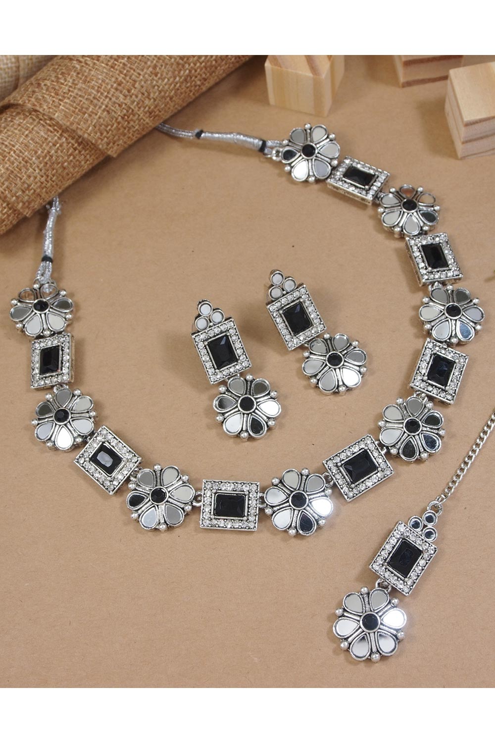 Silver Alloy Jewellery Set