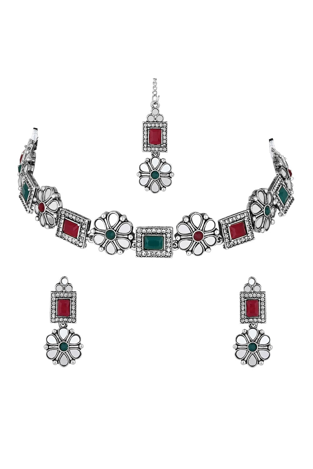 Silver Alloy Jewellery Set