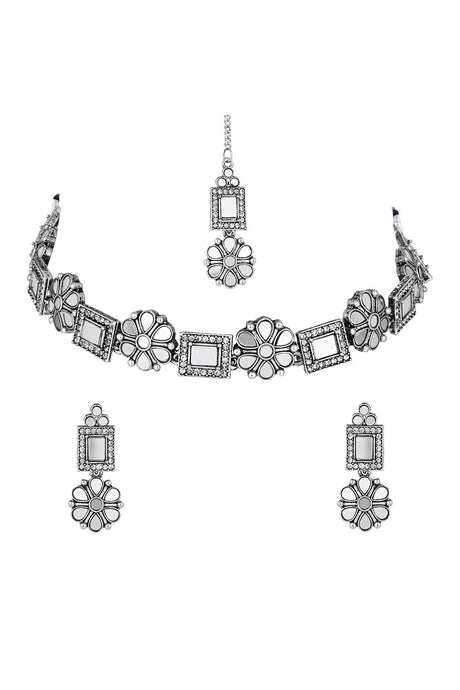 Silver Alloy Jewellery Set