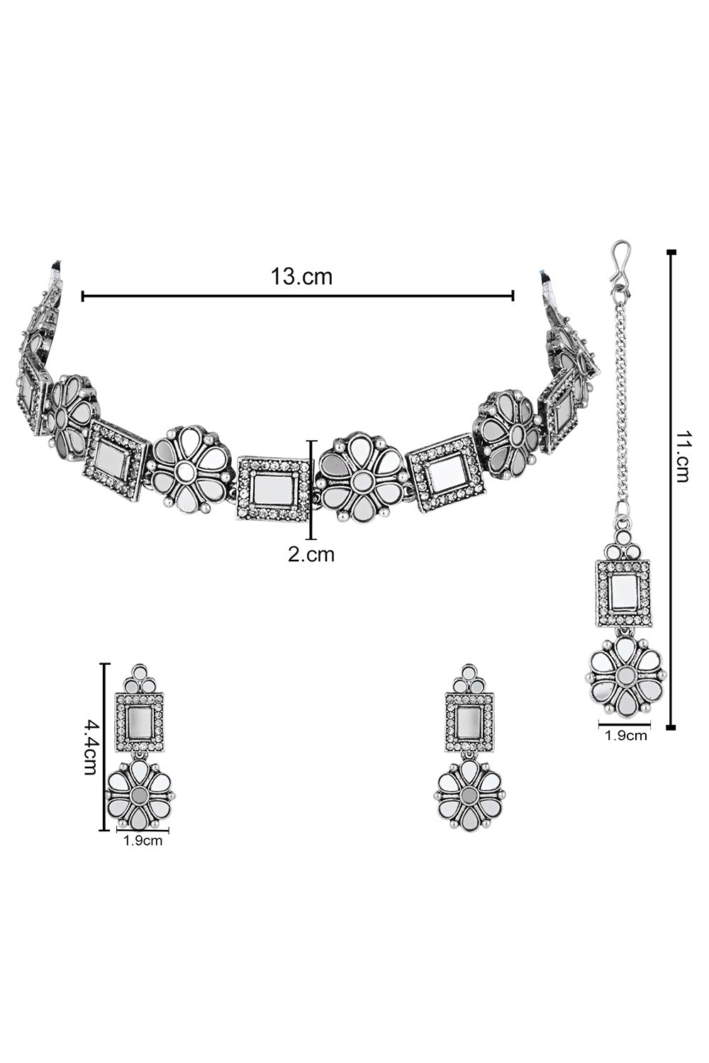 Silver Alloy Jewellery Set