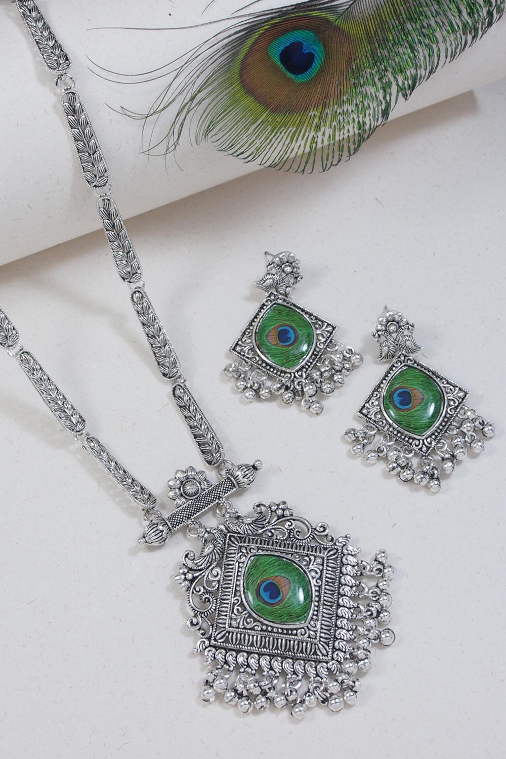 Silver Alloy Jewellery Set