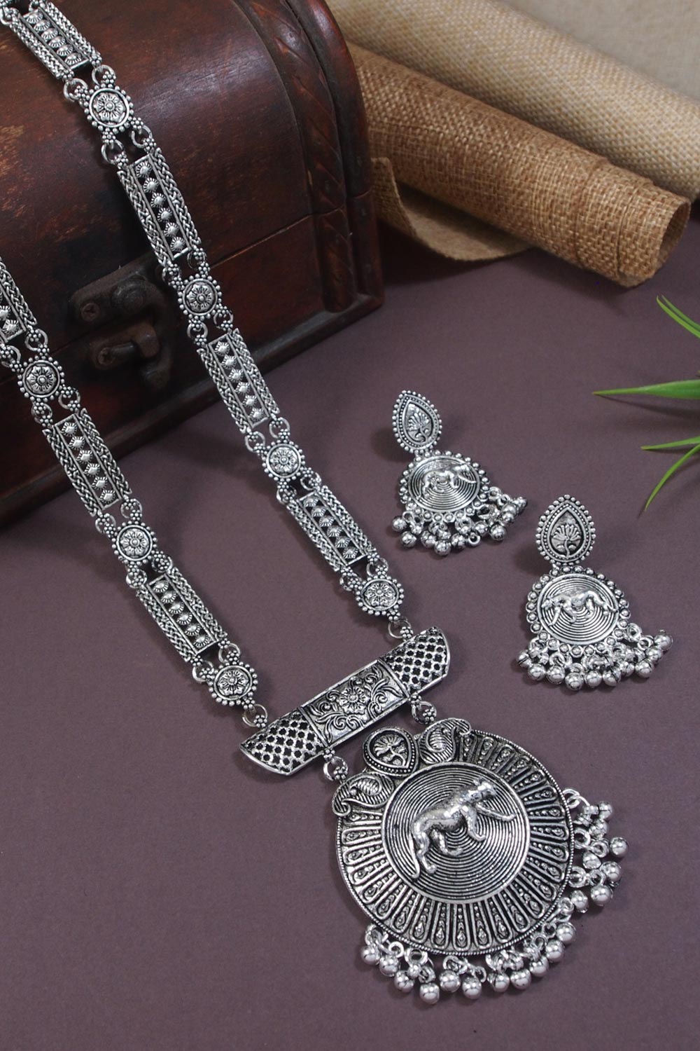 Silver Alloy Jewellery Set