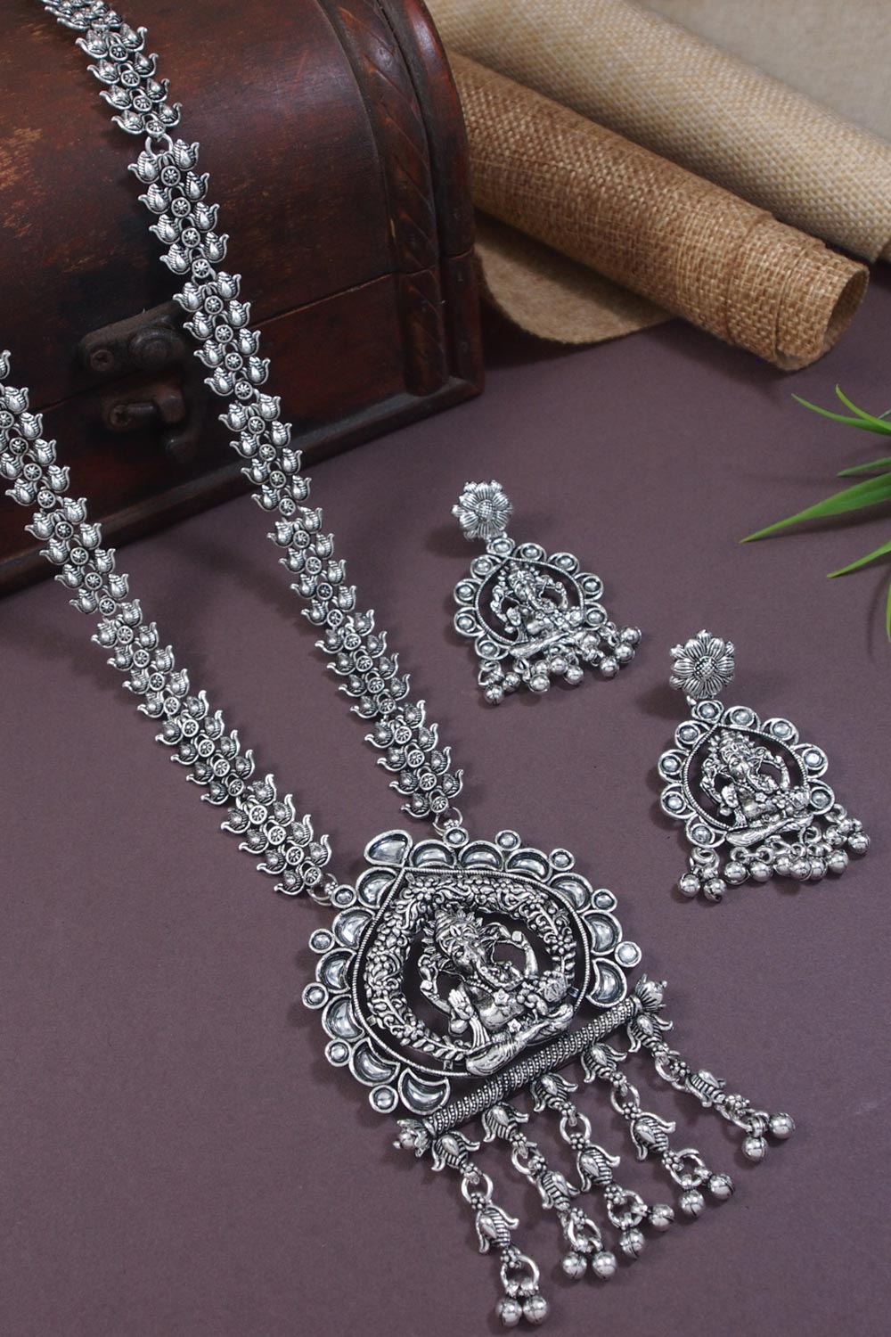 Silver Alloy Jewellery Set