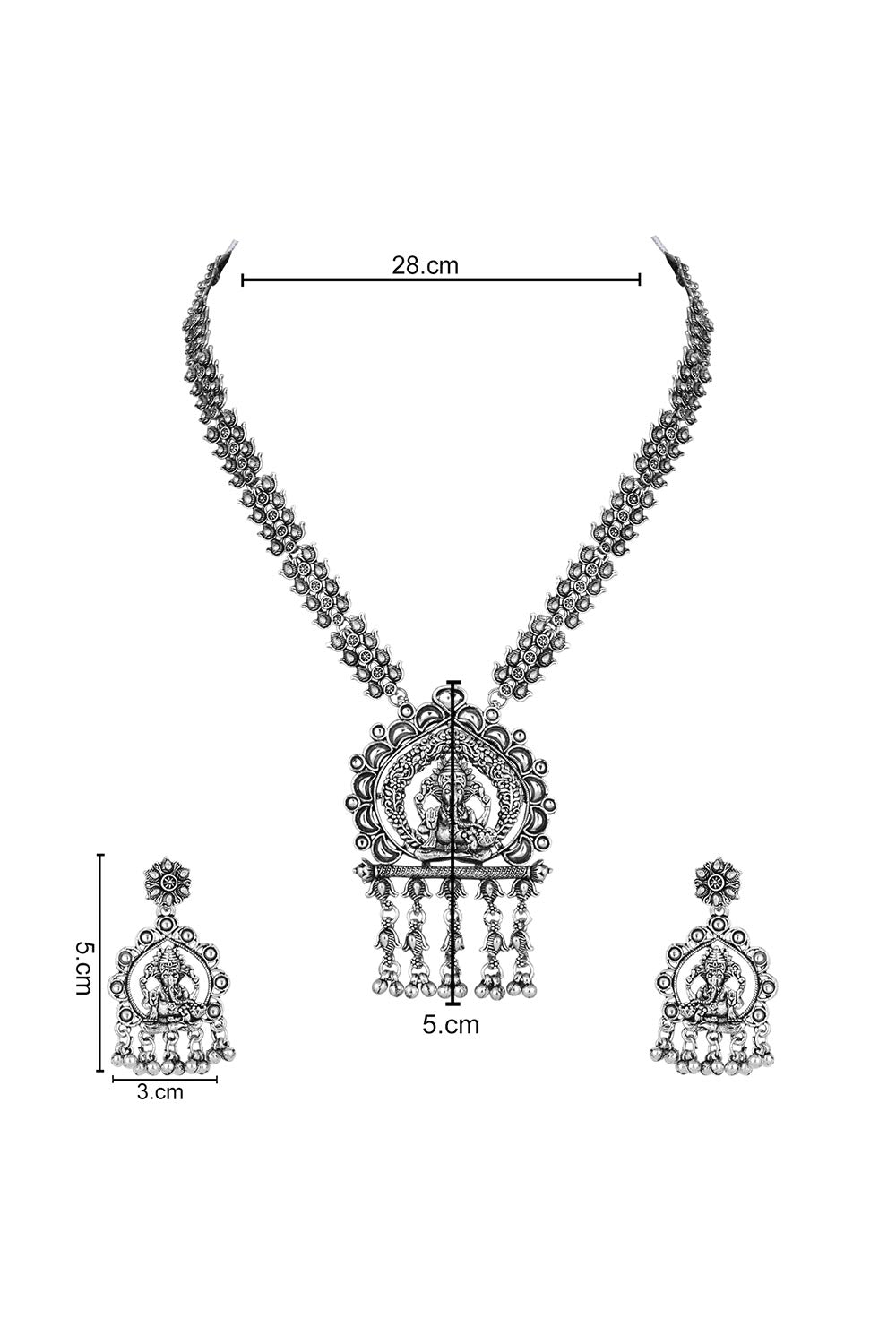 Silver Alloy Jewellery Set