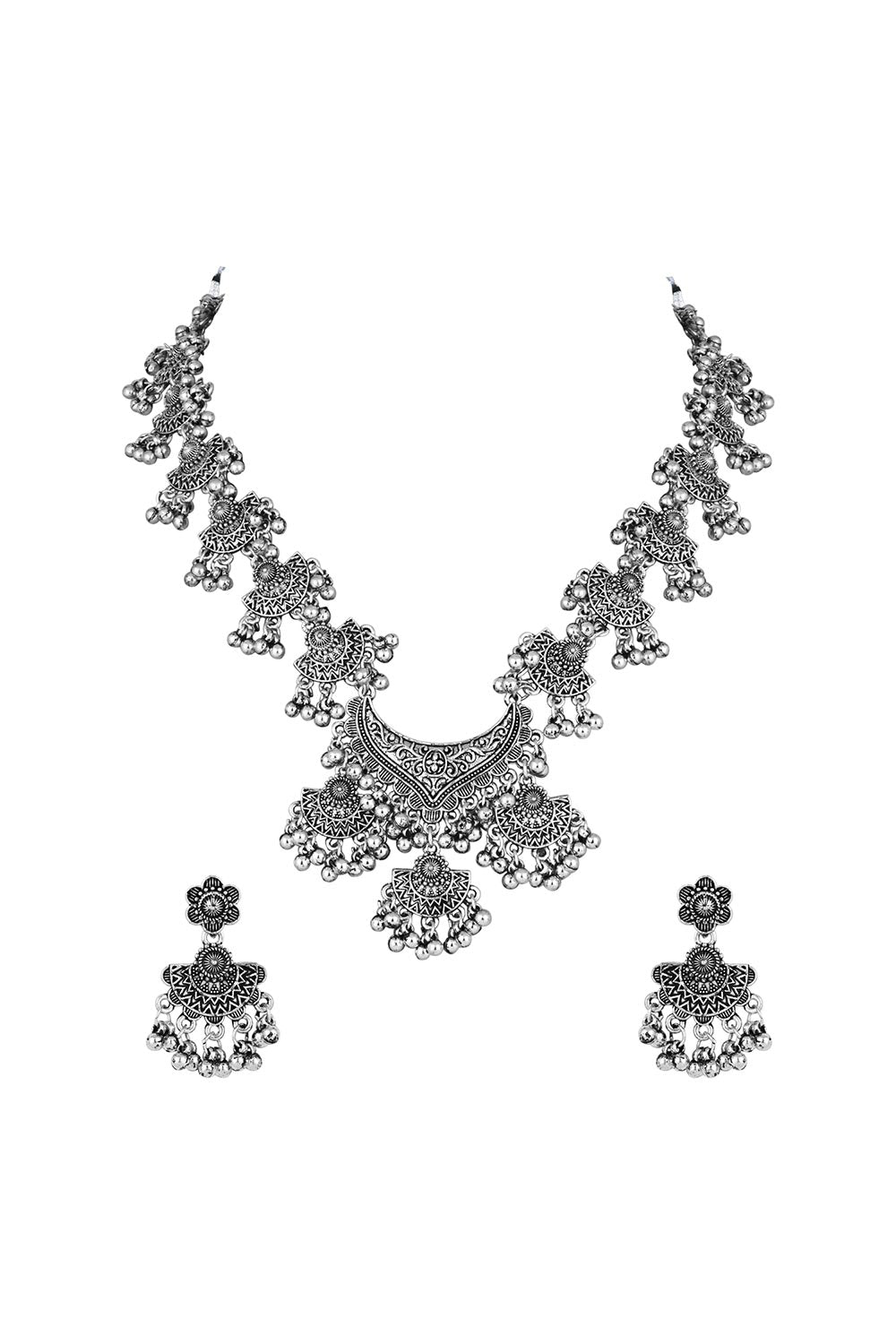 Silver Alloy Jewellery Set