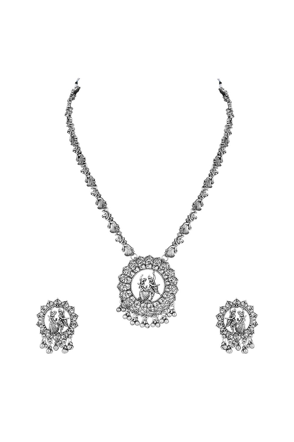 Silver Alloy Jewellery Set