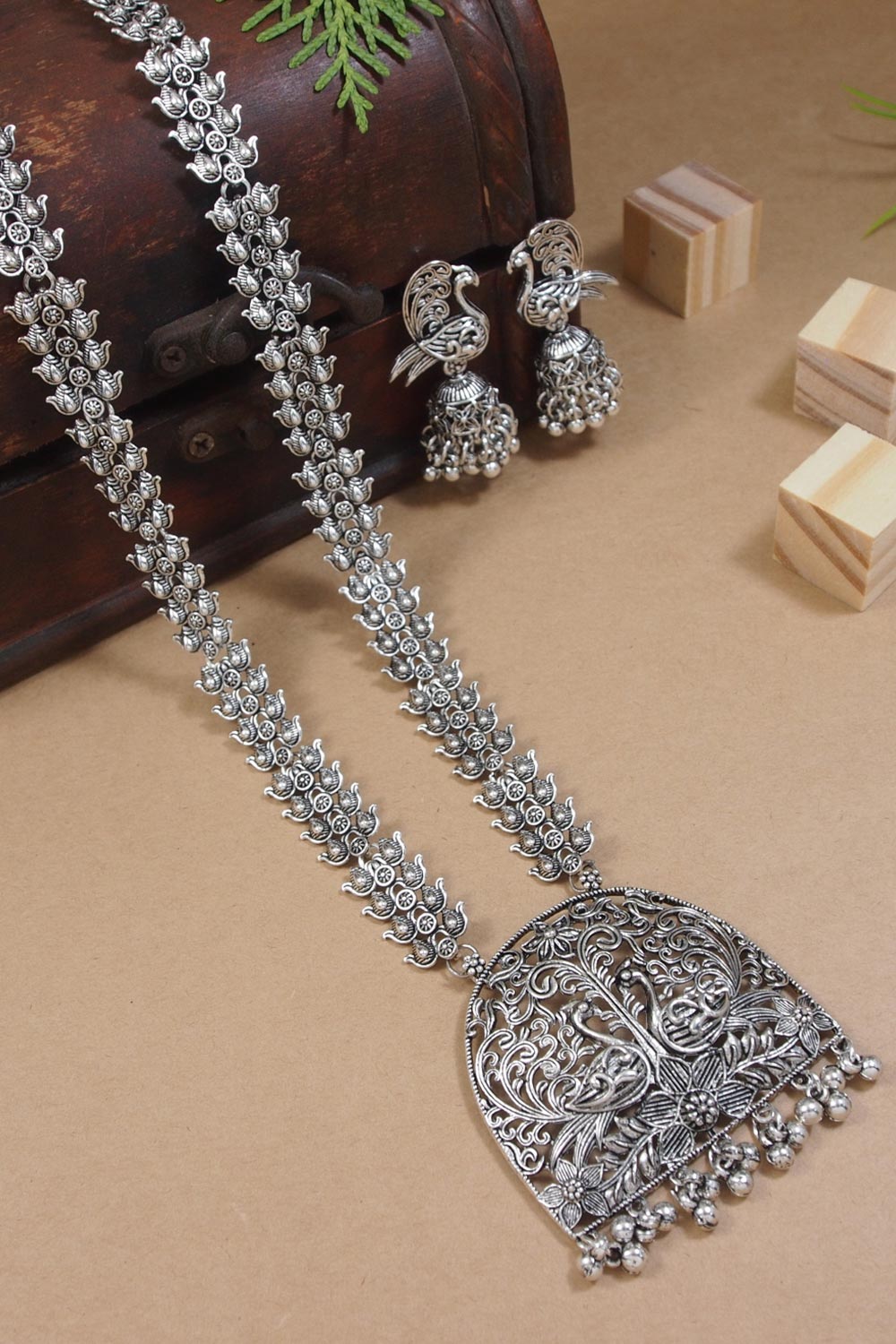 Silver Alloy Jewellery Set