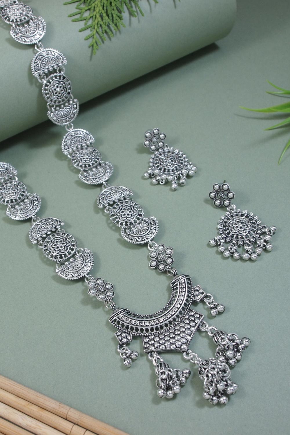 Silver Alloy Jewellery Set