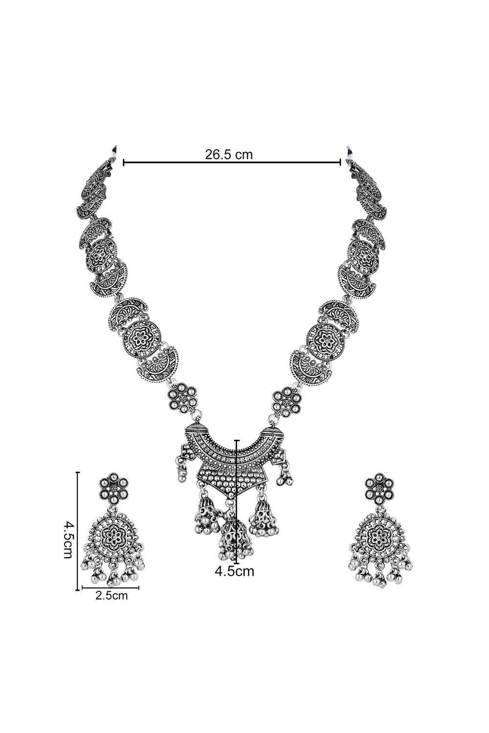 Silver Alloy Jewellery Set