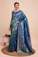 Green Pure Silk Zari  Saree