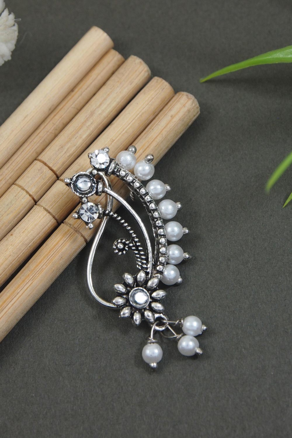 Silver Alloy Nose Ring