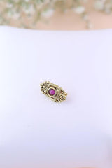 Rani Pink Alloy Nose Ring