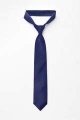 Buy Mimi Navy Blue Ethnic Plain Silk Navy Blue Tie Online