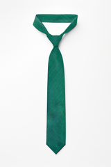 Buy Yara Green Ethnic Plain Silk Teal Green Tie Online