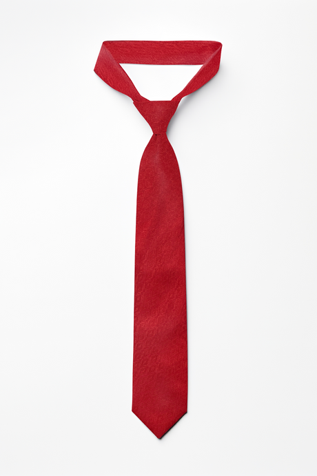 Buy Adina Red Ethnic Plain Silk Red Tie Online