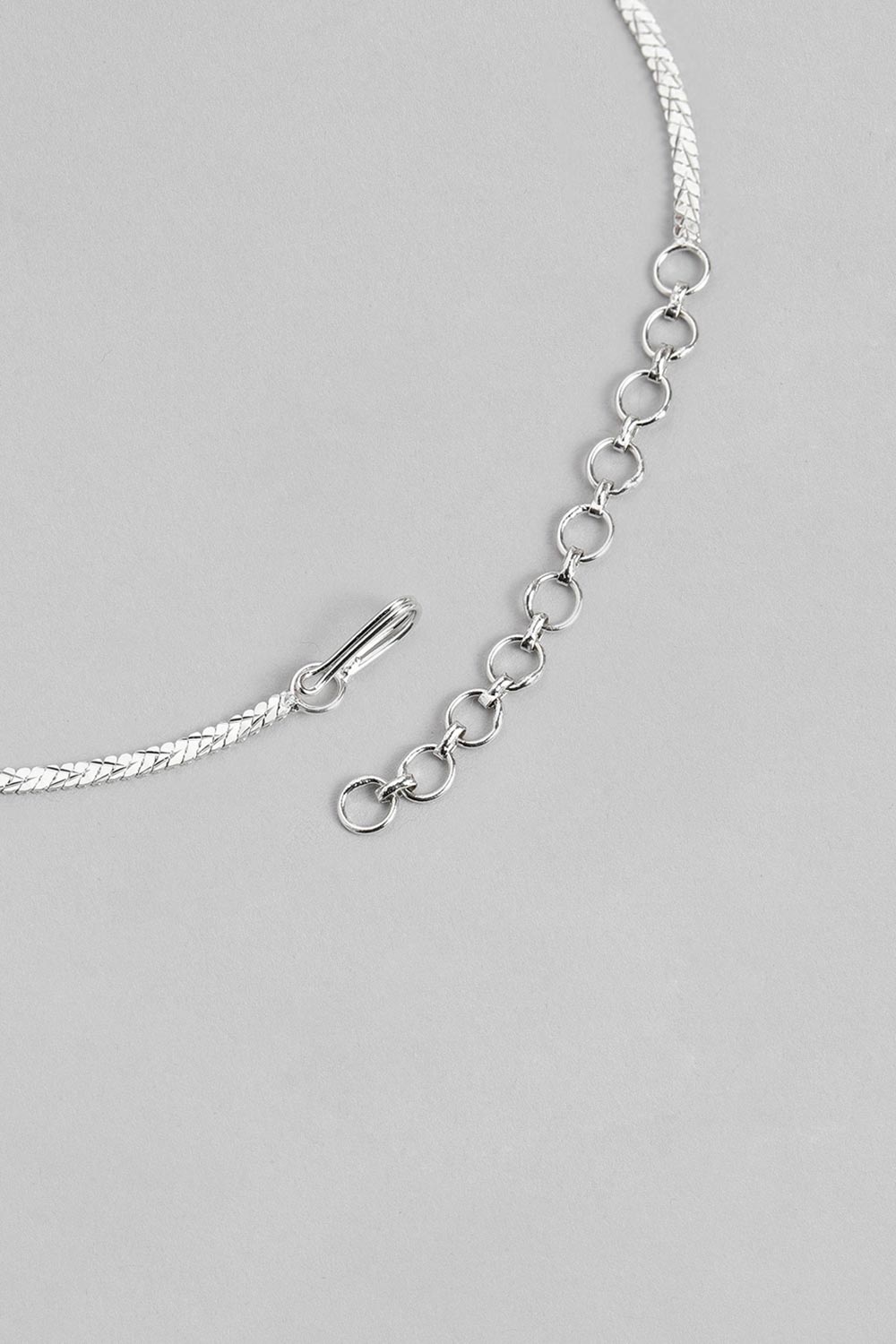 Enchanting Silver Plated American Diamond Necklace