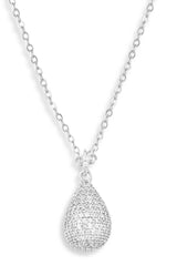 Silver Drop American Diamond Chain