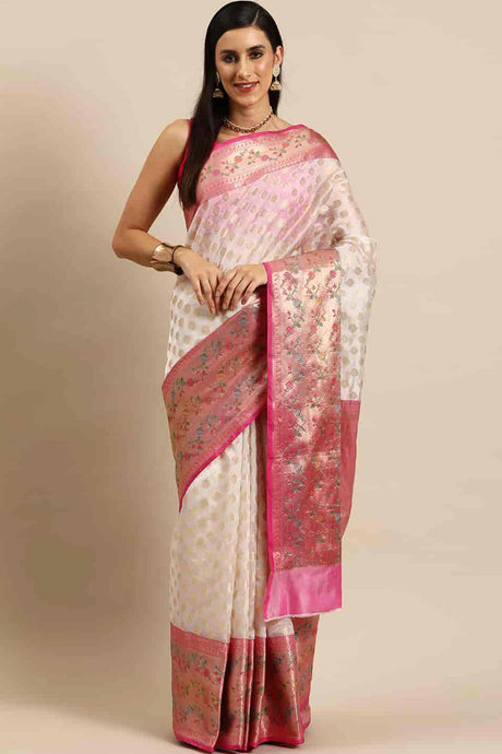 Banarasi Kota Silk Kasavu Saree