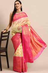 Banarasi Kota Silk Kasavu Saree